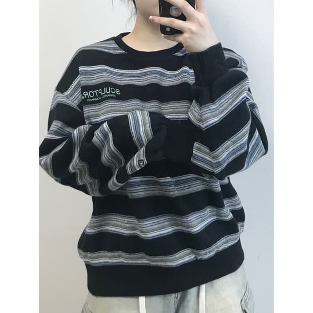 스컬프터 니트 긴팔키 M