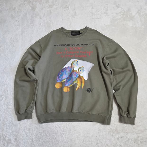 (F)모스키토머더러스 바다거북이 맨투맨