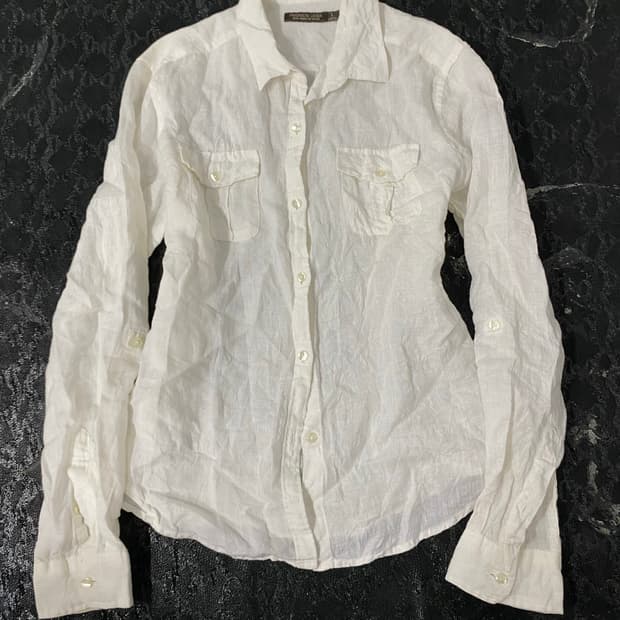Premium Linen White Slim Fit Shirts