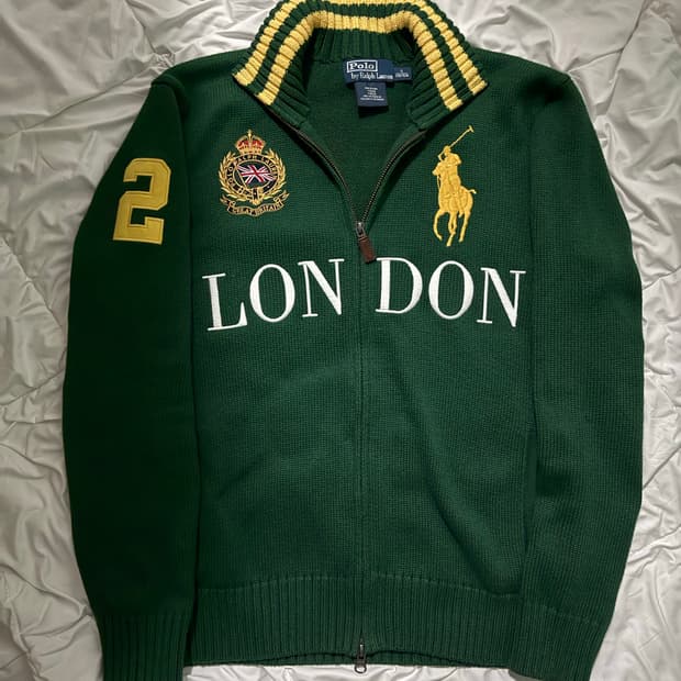 폴로 빅포니 치프티프 런던 니트 집업 s