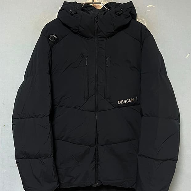데상트 남자 패딩점퍼 덕다운 후드 캐주얼 XL 105