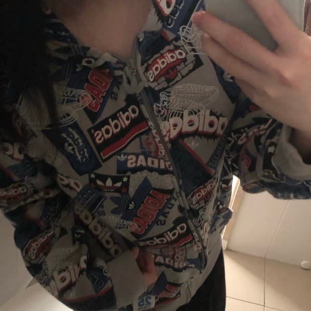 아디다스 미국 빈티지 후드집업