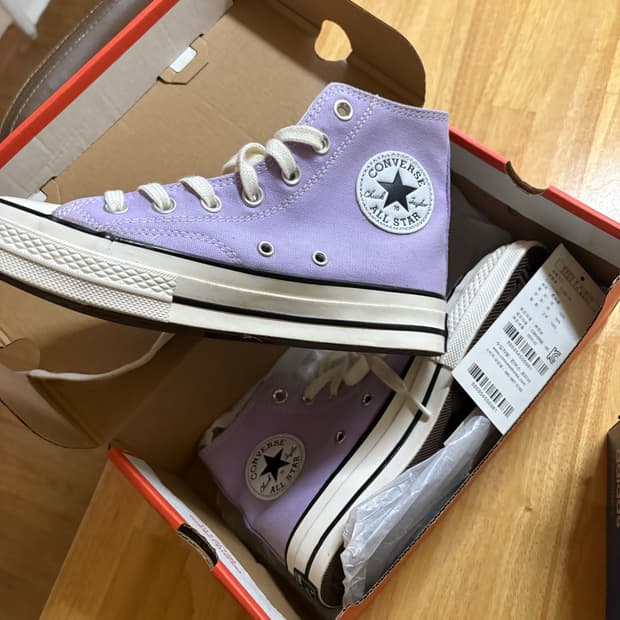 컨버스 하이 2개 레드, 문스톤 바이올렛