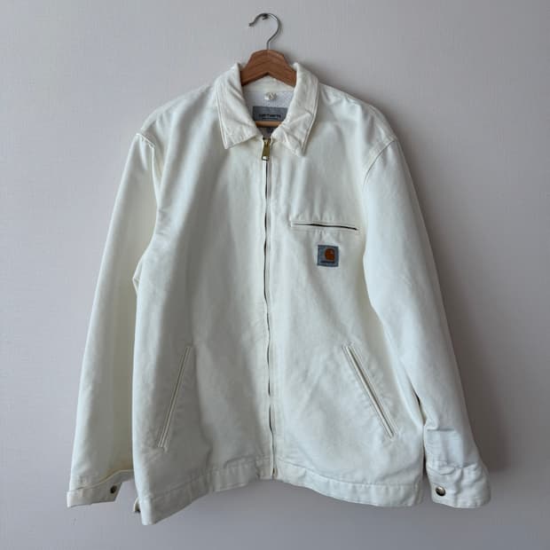 칼하트 화이트 워크자켓 XL 