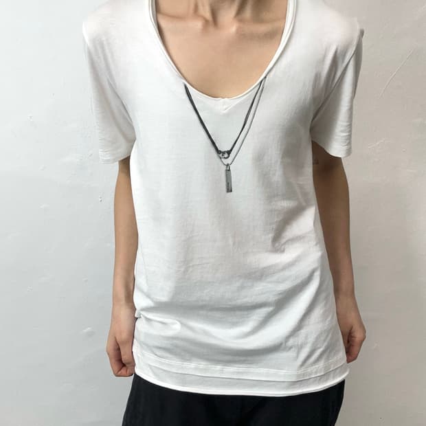 Neil Barrett Double-Neck Layered Slim-Fi