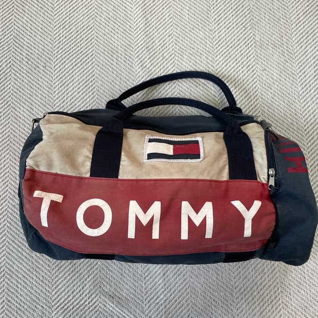 9~00s 올드 타미힐피거 보스턴 백 y2k