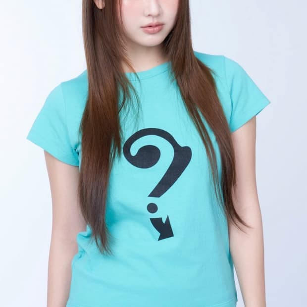 라이라이 LyeLye 심볼 프린팅 티 민트