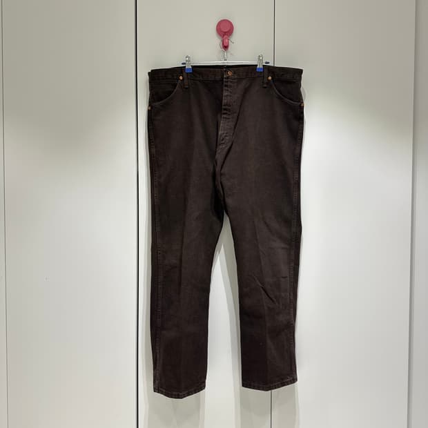 랭글러 브라운 데님팬츠