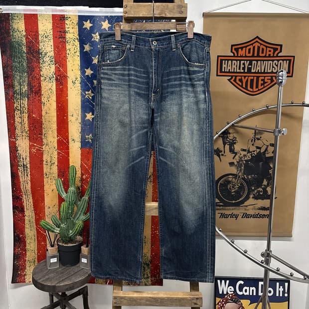 00s 리바이스 503 재팬라인 헤비워싱 데님팬츠 다크인디고 N1197