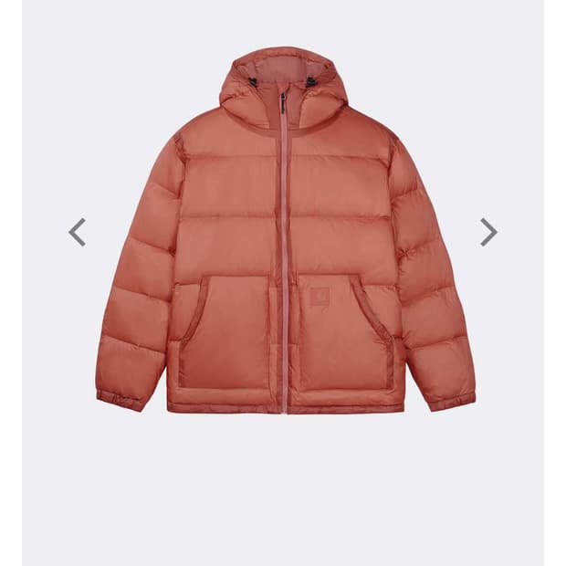 칼하트 루시드 자켓 에쉬핑크 패딩