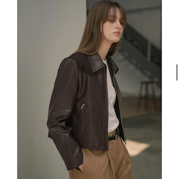 시야쥬 레더가죽자켓