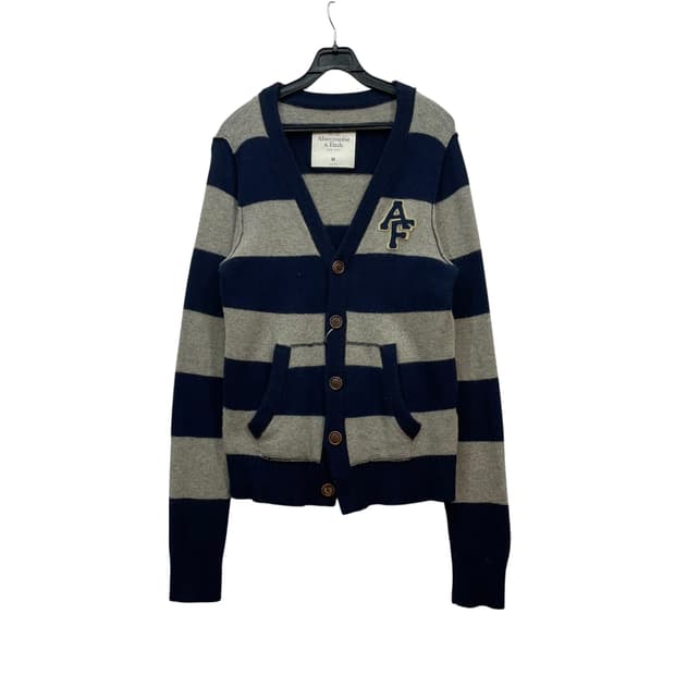 Abercrombie & Fitch Stripe Knit Cardigan
