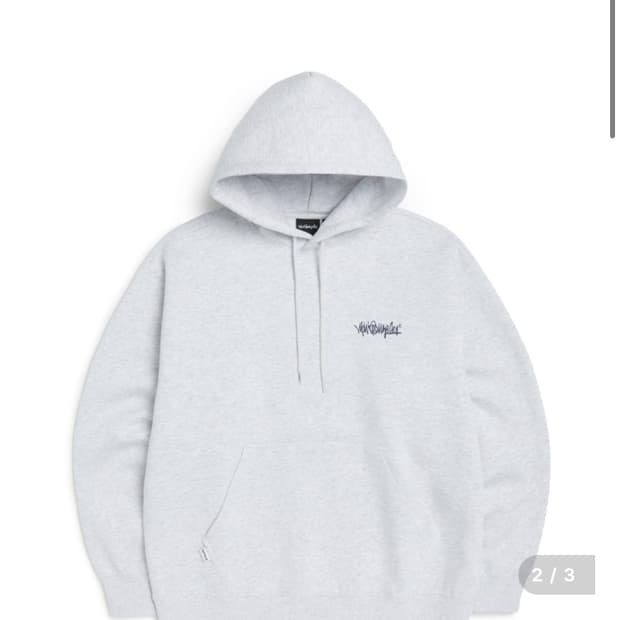 마크곤잘레스 넥스트 사인로고 기모스웻후디 S