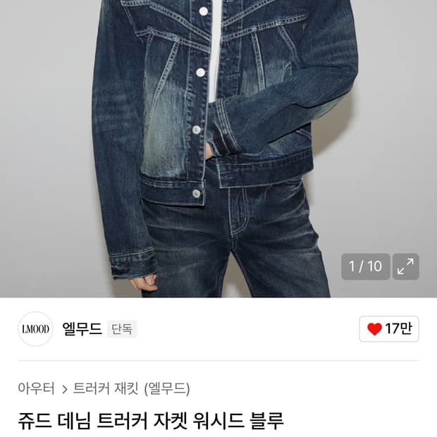 엘무드 데님 트러커