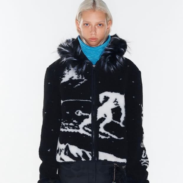 openyy skiing fleece hoodie jacket