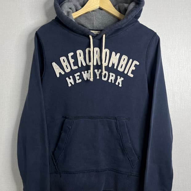 아베크롬비 네이비 후드티