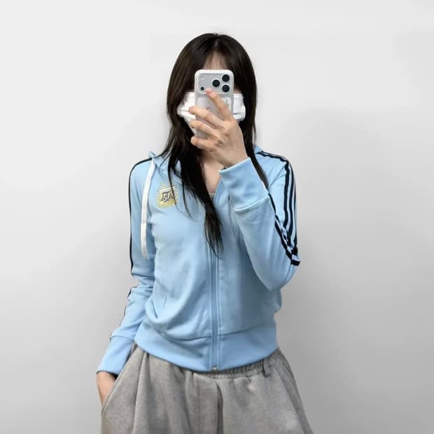 아디다스 아르헨티나 후드집업