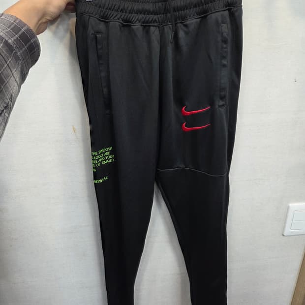 나이키 nsw 더블스우시 폴리니트 팬츠 m