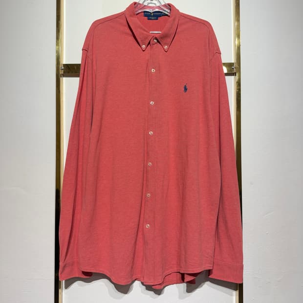 Polo Ralph Lauren 페더웨이트 메쉬 버튼다운 셔츠 XXL