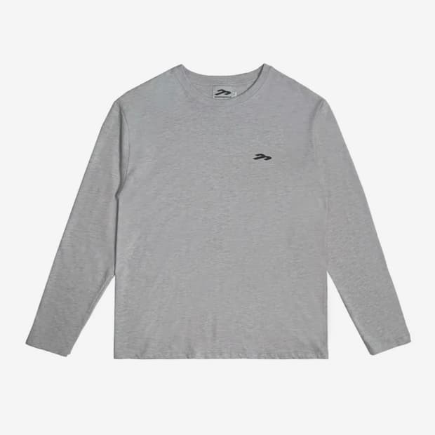 탄산마그네슘 드라이어 프리 롱슬리브 그레이 우먼사이즈