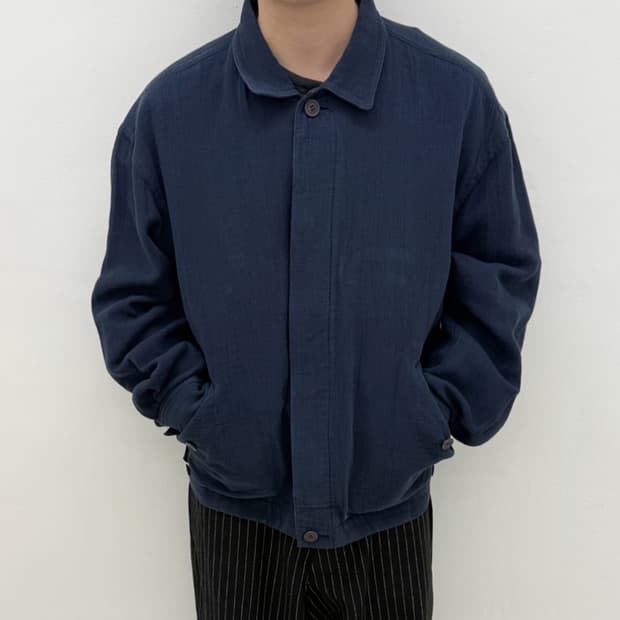 90s 이세이미야케 맨 블루종 자켓