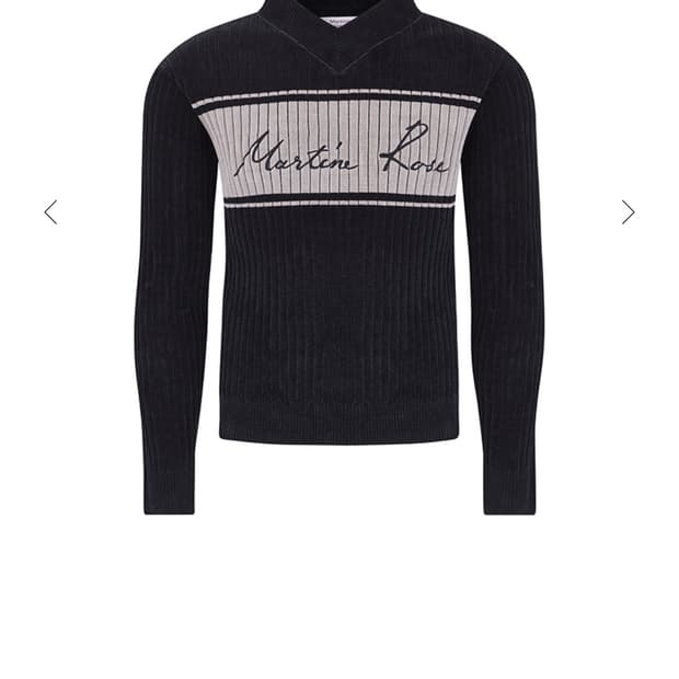 마틴로즈 v넥 니트 martine rose knit