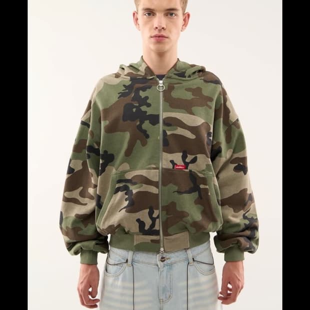 스커퍼스 후드집업 카모 M 구해요