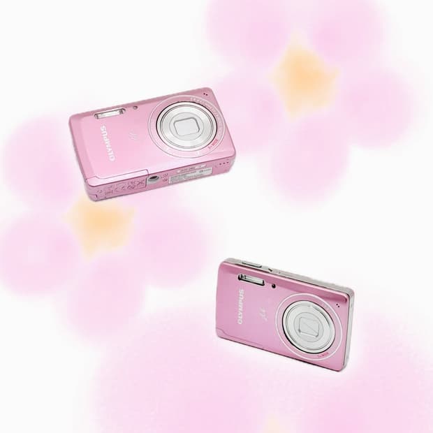 𖠳ᐝ하츠투하츠🫧올림푸스 뮤 Olympus Mju 5010 핑크🍧