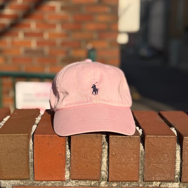 폴로 핑크 캡
