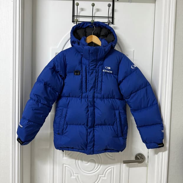 S사이즈 남성 아이더 덕다운 블루 빵빵한 패딩