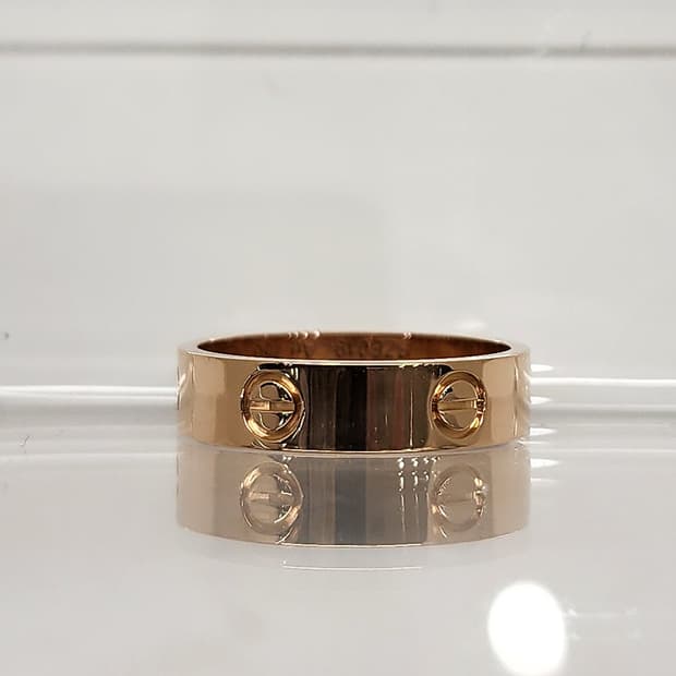 까르띠에 클래식 러브링 핑골 63호