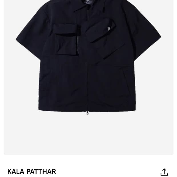 KALA PATTHAR NYLON TASLAN OFFSET ZIP POC