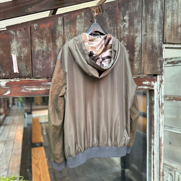 랑방 올리브 & 카모 후드 바람막이