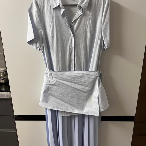 루에브르 셔츠 레이어드 원피스