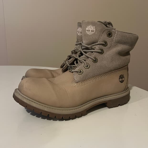 팀버랜드 롤탑 베이지 라이트 부츠