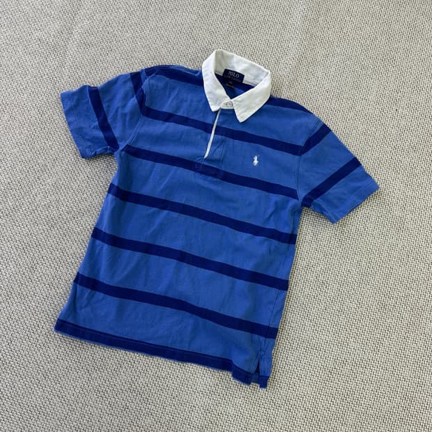 L 키즈 폴로랄프로렌 스트라이프 카라티 0409D