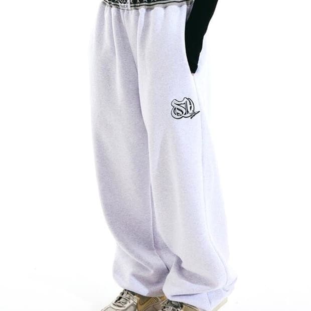 스컬프터 조거팬츠 Sweatpants White Melange