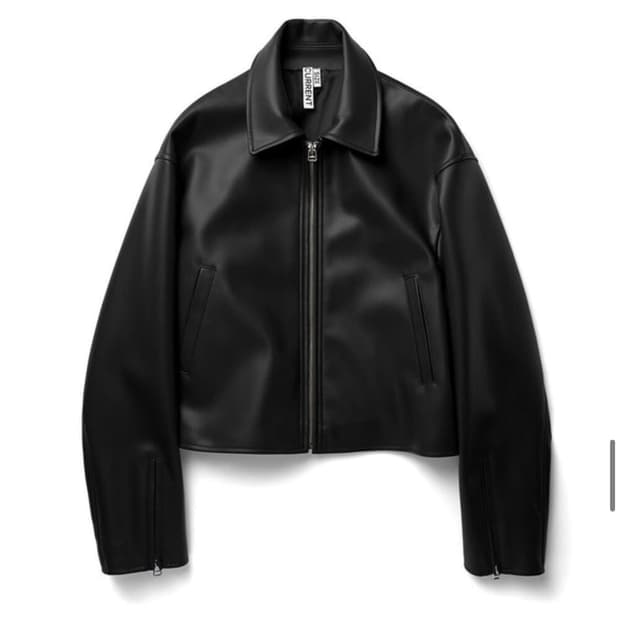 커렌트 싱글 레더 자켓