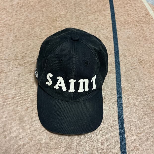 세인트 미카엘 (Saint Mx6) 25ss 6패널 캡 블랙