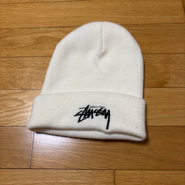 스투시 x 나이키 비니 (화이트)