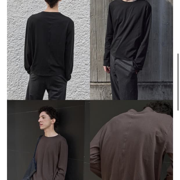머듈 롱슬리브 블랙 4사이즈 구매
