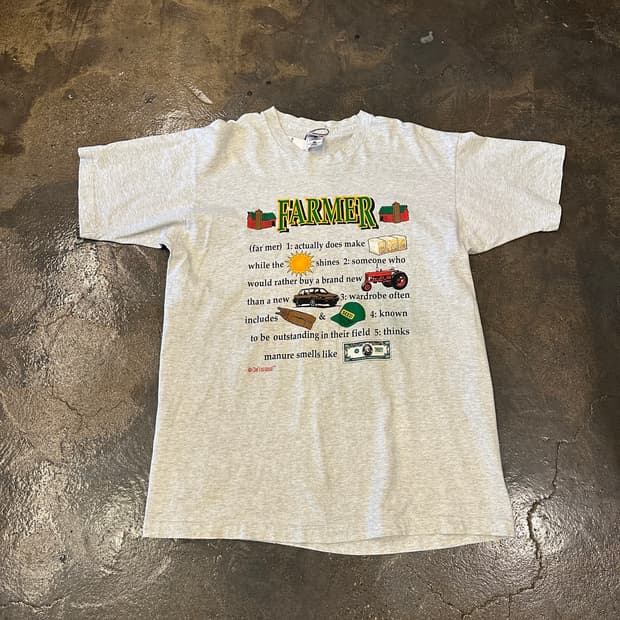 90s Fruit Of the Loom 싱글스티치 반팔티 XL