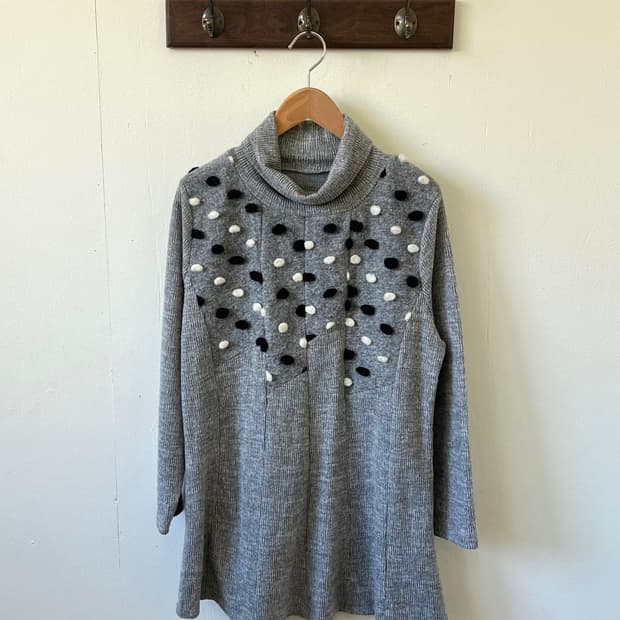 GRAND Paris 도트 롱 터틀넥