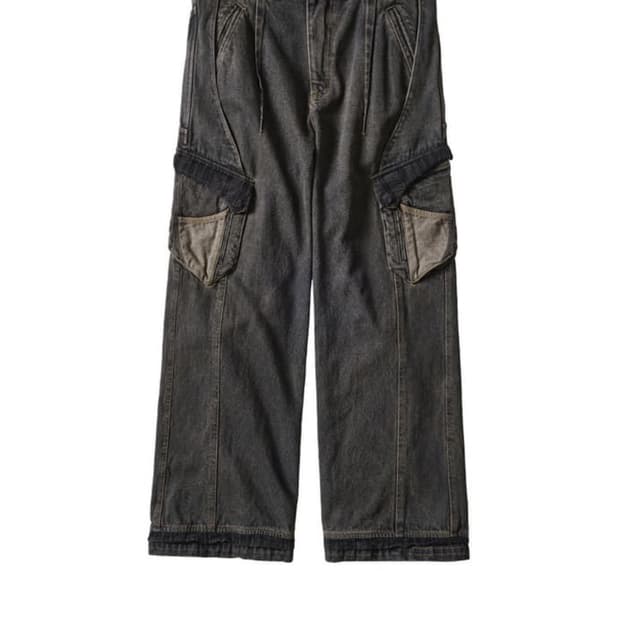 Xs) xlim 엑슬림 EP.7 05 TROUSERS 블랙 카고팬츠