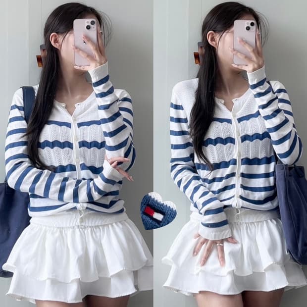 타미힐피거 가디건