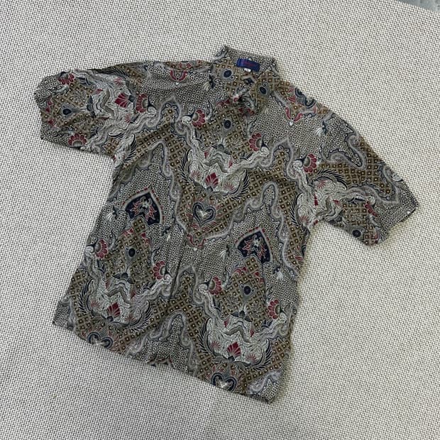 M 싱가포르컬렉션 빈티지 반팔 셔츠 0424D