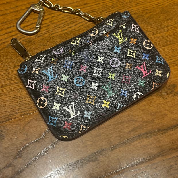 루이비통 무라카미 멀티컬러 키 파우치 정품