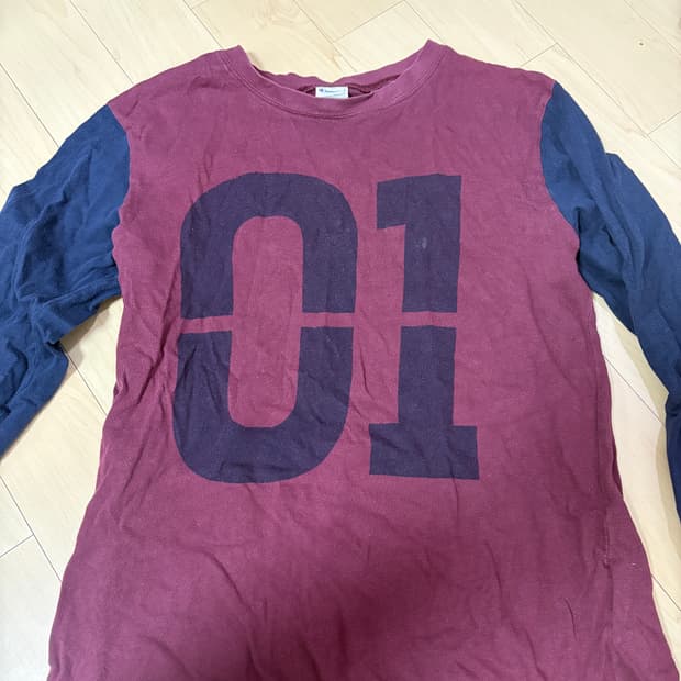 챔피온 7부 라지 티셔츠