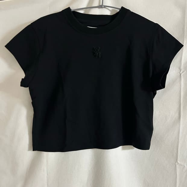 우영미 크롭티 38사이즈