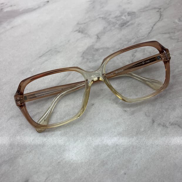 E60  16  RODENSTOCK 올리브 클리어 스퀘어 뿔테 안경